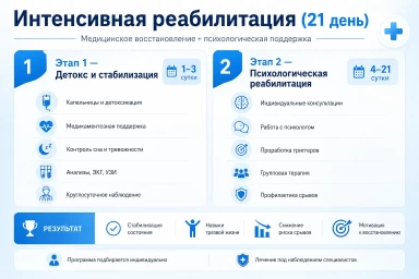 Реабилитация за 21 день в Каменск-Шахтинском